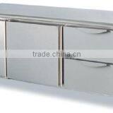 Deluxe 3 Doors Drawered Worktop Refrigerators Electric Refrigeration