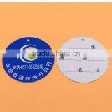 Small Round Lettering Embossed Aluminium Tags thumbnail-3