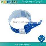 Logo Customized Coated Paper One Time Use NTAG213 RFID Wristband thumbnail-6