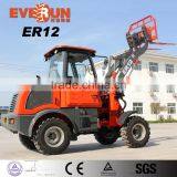 Qingdao Everun 1.2ton Mini Wheel Loader With Bucket thumbnail-5