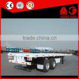 Chinese Manufacturer 3 Axle Flatbed Container Semi Trailer for Online Shopping thumbnail-2