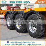 High Quality Tri-axle Container Skeleton Key Trailer 20ft 40ft Container Transportation Trailer thumbnail-3