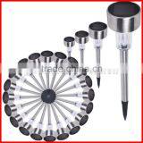 New 24 Pack Black Outdoor Bright White LED Solar Landscape Path Lights Yard Lamp thumbnail-6