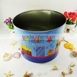 High Quality Round Popcorn Storage Tin Can thumbnail-5