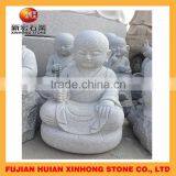 Natural Stone Carved Cute Little Monk for Taking Prayer Beads thumbnail-1