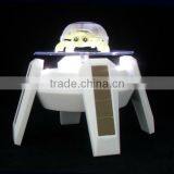Solar Power Rotating Display Stand With 4 LED Light For Sale thumbnail-1