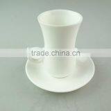 Cheap Beautiful Shape Porcelain Coffee Tea Set Tableware Cup and Saucer thumbnail-3