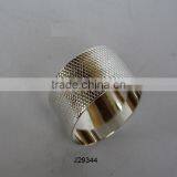 Brass Napkin Ring With Silver Plating thumbnail-1