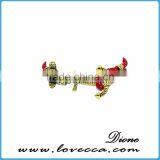 Custom Handmade Men's Genuine Leather Steel Anchor Hook Bracelet thumbnail-5