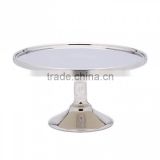 Silver plated metal cake stand