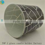 Embossed Green Glass Vase Glass Jars for Sale thumbnail-1