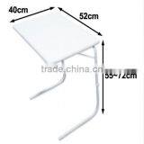 Portable, Multi Purpose, Foldable TV Dinner Table With 6 Height Adjustment & 3 Different Angles thumbnail-5
