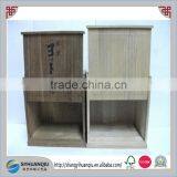 High Quality Paulowniad Wooden Sliding Gift Box thumbnail-1