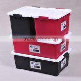 22L Plastic Storage Box / Finishing Box With Cover and Lock thumbnail-2