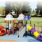 Space Ship Plastic Spiral Slide "CHINA 500 TOP BRAND " Kids Dream Land Playground Spiral Slide (HA-07101) thumbnail-1