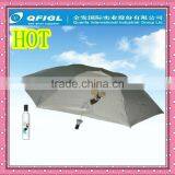 Black Gold Color Sweet Heart Design Wine Bottle Umbrella thumbnail-1