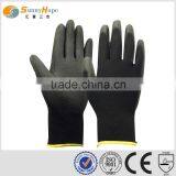 Sunnyhope pu Coated Knitted Hand Gloves Manufacturers in China thumbnail-1