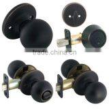 US10B Combo Entry Lock Set Door Knob & Deadbolt Keyed Alike KW1 Keyway Lock thumbnail-1