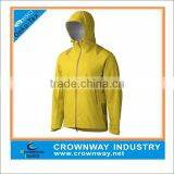 Nylon Ripstop Sports Running Jacket With Breathable and Waterproof Lamination