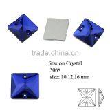 Square Flat Back Crystal Sew on Beads Crystal for Garment thumbnail-1