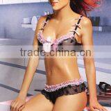 Sexy Lingerie Bra and Thong Underwear Match Set thumbnail-1