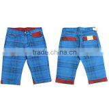 phs0700 casual summer short man's jeans cotton pants MOQ 300