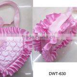 Fashion Lace Quilt Hearted BOW Flower Little Girl Bag thumbnail-1