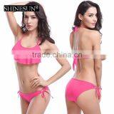 11 Colors Swimwear Bikini Petal Custom Swimwear With Chest Pad thumbnail-1