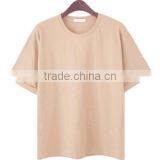 Han Edition Short-sleeved Cotton Pure Color T-shirt Female 2017 Summer Big Yards Joker thumbnail-1