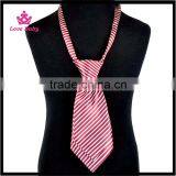 Wholesale Polyester Necktie Top Quality Baby Boys Tie Soft Fabric Adjustable Stripe Baby Necktie thumbnail-2