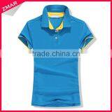 T Shirt Manufacturing China 100 Cotton Custom Ladies Polo Shirt thumbnail-1