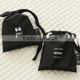 S66032A Black Gift Bags Small Jewelry Gift Storage Bags thumbnail-1