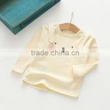 S60640B 2017 Girls T-shirt Lovely Kids Clotehs Cotton Print Animal Ears Long Sleeves Children T-shirt thumbnail-2