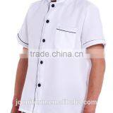 Hotel Staff Uniforms White Long or Short Sleeve Waiter Chef Uniforms thumbnail-3