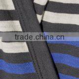 Comfortable Slip On 100% Cotton Womens Loungewear With Attached Belt in Colorful Stripes thumbnail-6