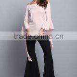 China Manufacturer Fashion Long Sleeve Blouse Elegant Ladies Top for Women 2017 thumbnail-2