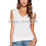 Linen Blend Low Back Tank thumbnail-2