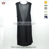 Black Halter Dress Ladies Simple Fashion Sexy Sweater Girls Party Dresses thumbnail-1