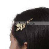 New Fshion Hair Clips Leaf Gold Plated 6.2cm - 6cm X2.5cm thumbnail-3