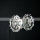 Hot Sales!K9 Crystal Candle Holder,Heart Shaped Crystal Candle Holder For Wedding Or Home Decoration thumbnail-2