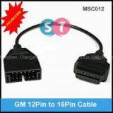 GM 12Pin Male to OBD2 16Pin Female Diagnostic Adapter Cable