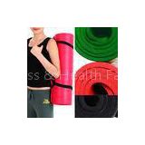 Home Rubber foam Yoga Pilates Mat Non slip with carry strap