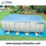 Inflatable Equipment for Adult / Rectangle Metal Frame Swimming Pool / Above Ground Rectangular Pool