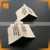 Environmental Brand Woven Label Tag for Foreign Trading Garments Cotton Clothes Neck Label