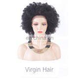 Human Hair Full Lace Wig Remy Brazilian Human Hair Short Lace Wigs thumbnail-1