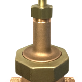 Threaded M / F PN25 High-grade Brass Bress Gate Valves 120 Color Yellow / Red