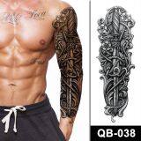 Realistic Cool Designs Long Lasting Waterproof Temporary Full Arm Tattoos For Men thumbnail-5