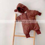 Toddler Cotton Romper Baby Winter Coat Zipper Long Sleeve Cute Baby Snowsuit 2020 Hoodie thumbnail-4