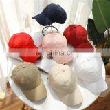 Wholesale Unisex Custom Logo Solid Color Blank Baseball Caps Sunscreen Sun Hat