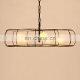 Colorful Chandelier With Ceiling Fan Crystal Pendant Lamp thumbnail-4